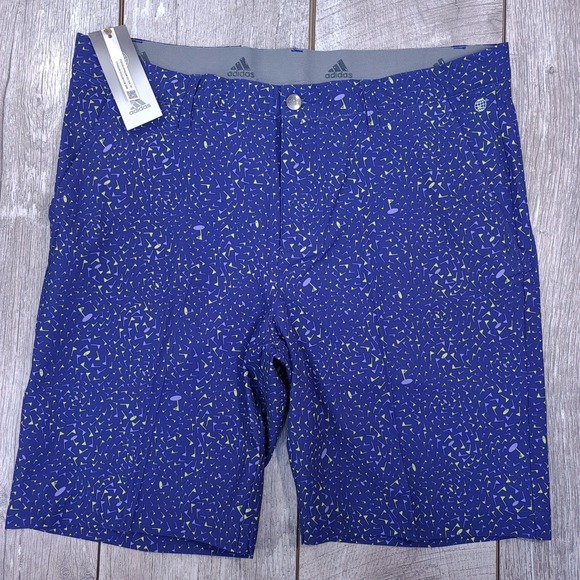 adidas Other - Adidas Ultimate 365 Golf Shorts Mens Size 30 Blue Golf Legend Ink Pulse Lime